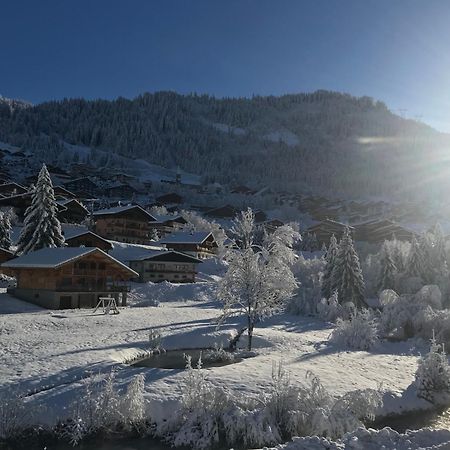 Au Bois De Lune Châtel Exteriör bild