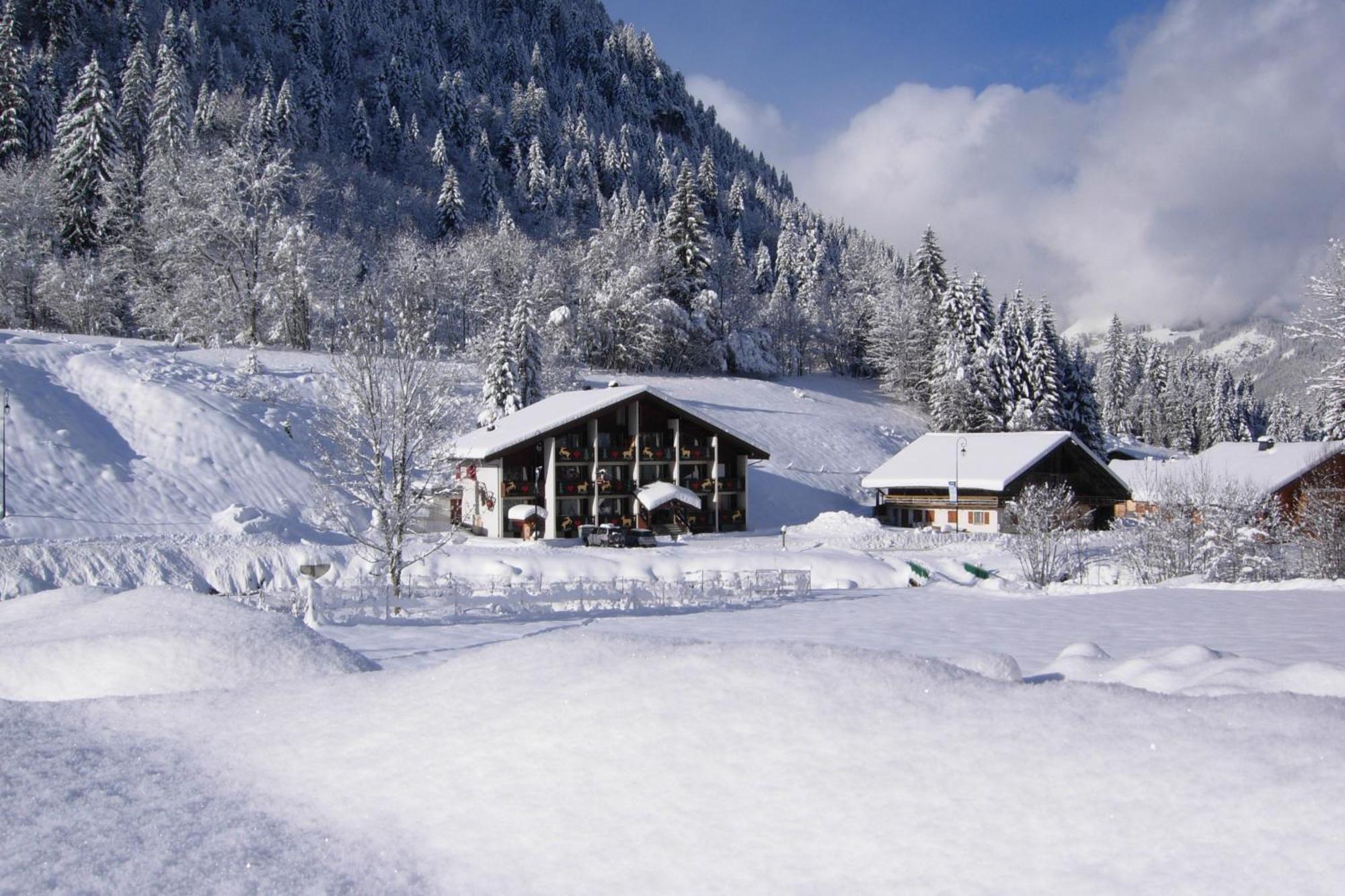 Au Bois De Lune Châtel Exteriör bild