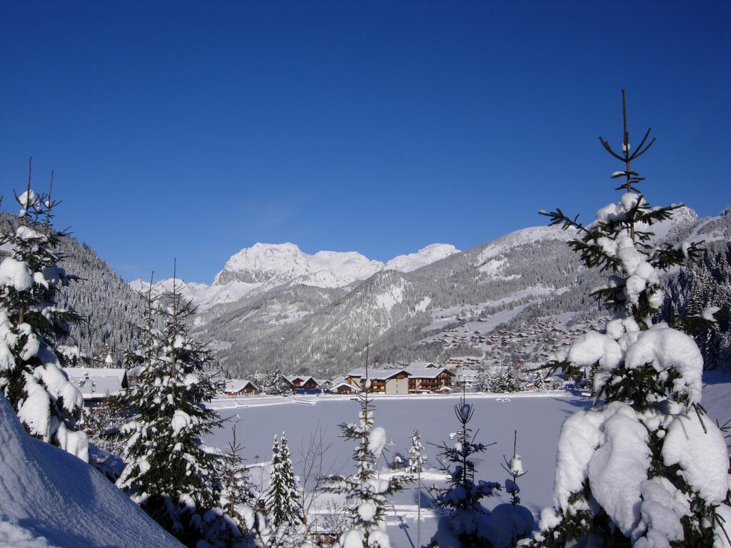 Au Bois De Lune Châtel Exteriör bild