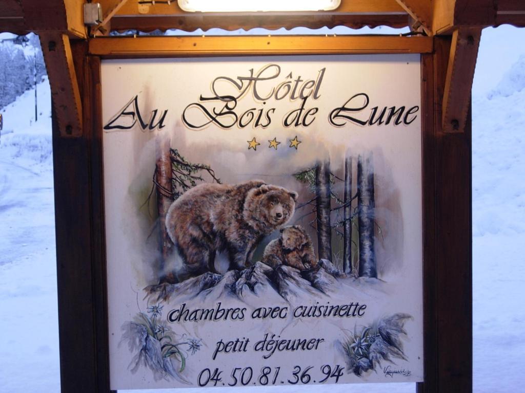 Au Bois De Lune Châtel Exteriör bild